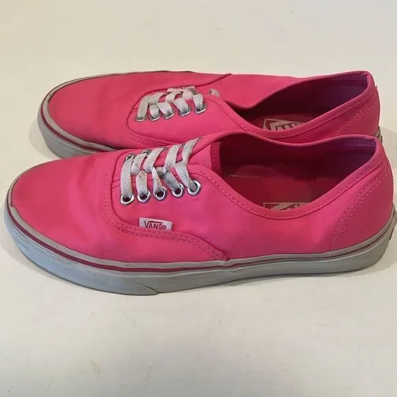Vans‎ Men’s 6.5/Women’s 8 Hot Pink Low Rise Sneakers - Picture 2 of 8